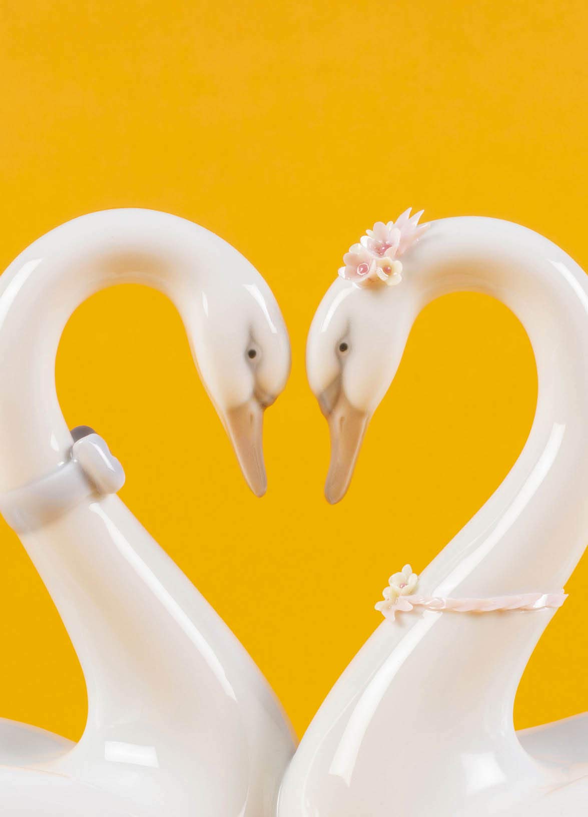 Lladró Sculture Cigni Amore Senza Fine figura porcellana
