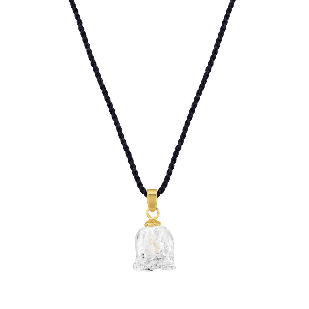 Lalique Muguet ciondolo mughetto ottone oro 1 Elemento