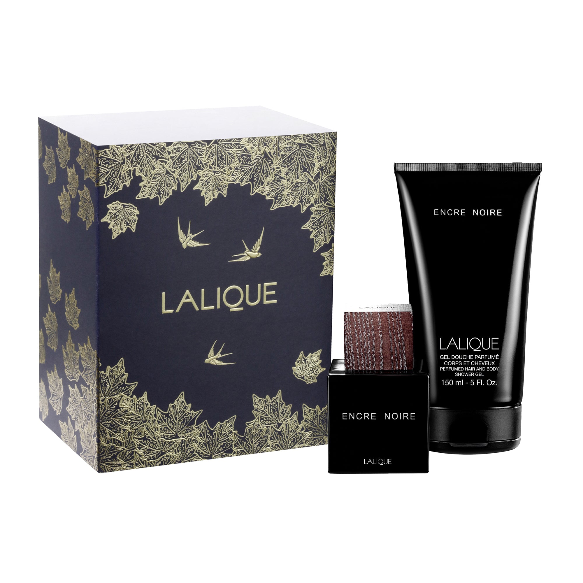 Lalique Encre Noire profumo uomo 50 ml cofanetto