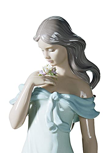 Lladró Sculture Sussurro dei Fiori figurina donna fiori