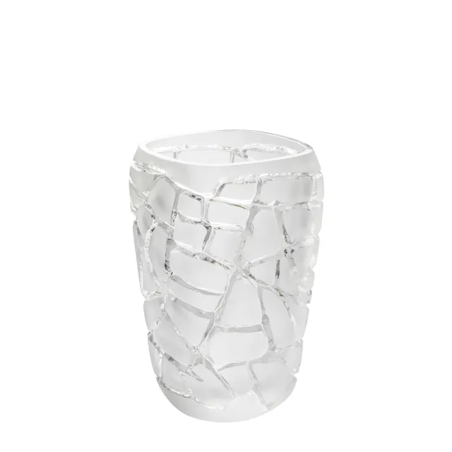 Lalique Magnitude Vaso Grande Cristallo Incolore L