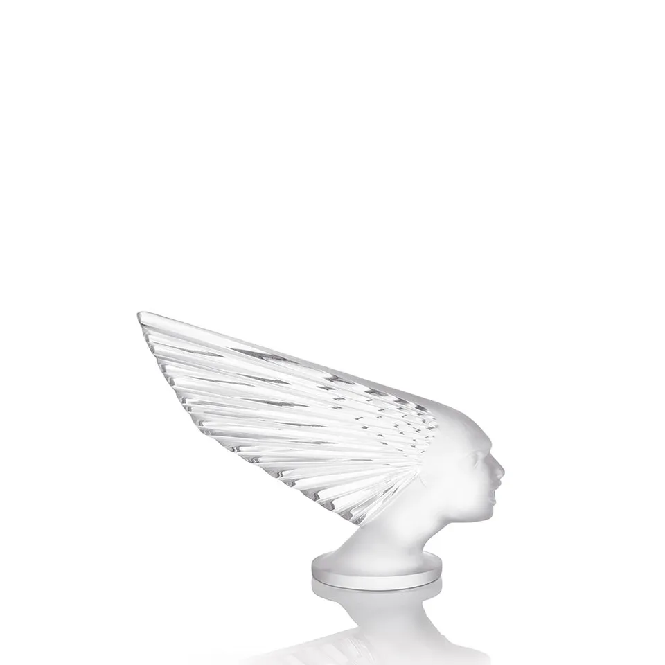 René Lalique Victoire Scultura in Cristallo Incolore