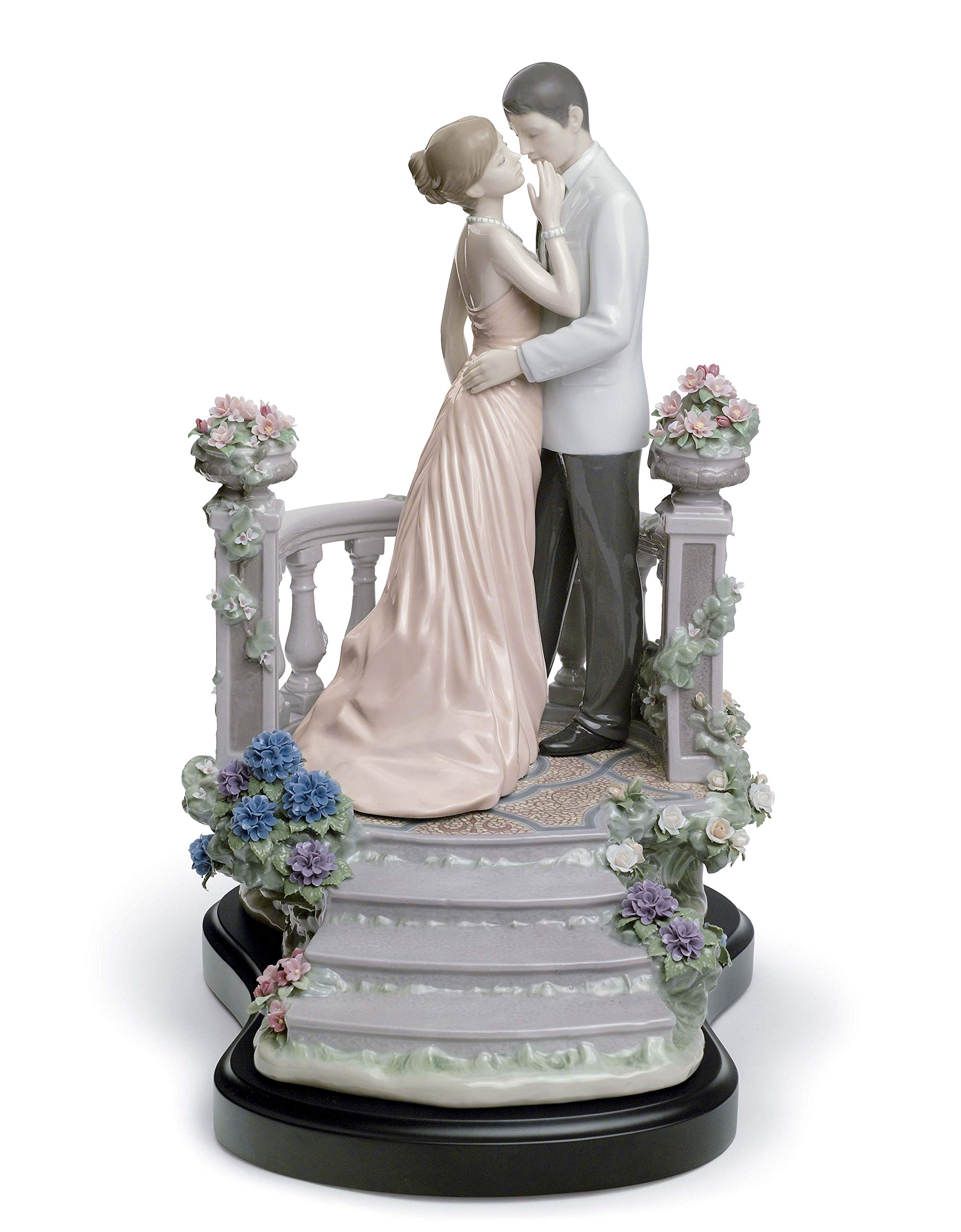 Lladró Sculture Amore sotto la Luna coppia limitata