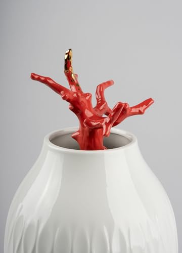 Lladró Coral vaso in porcellana fatto a mano decorativo
