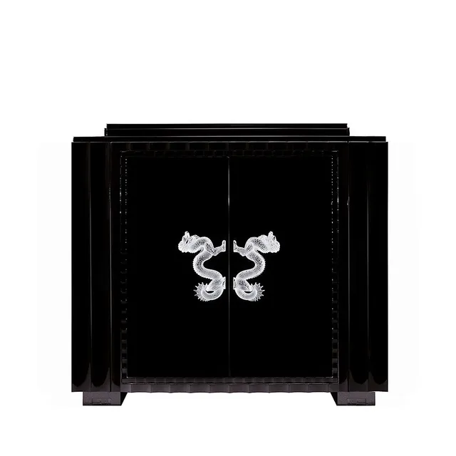 René Lalique Dragon Small Bar mobile bar incolore