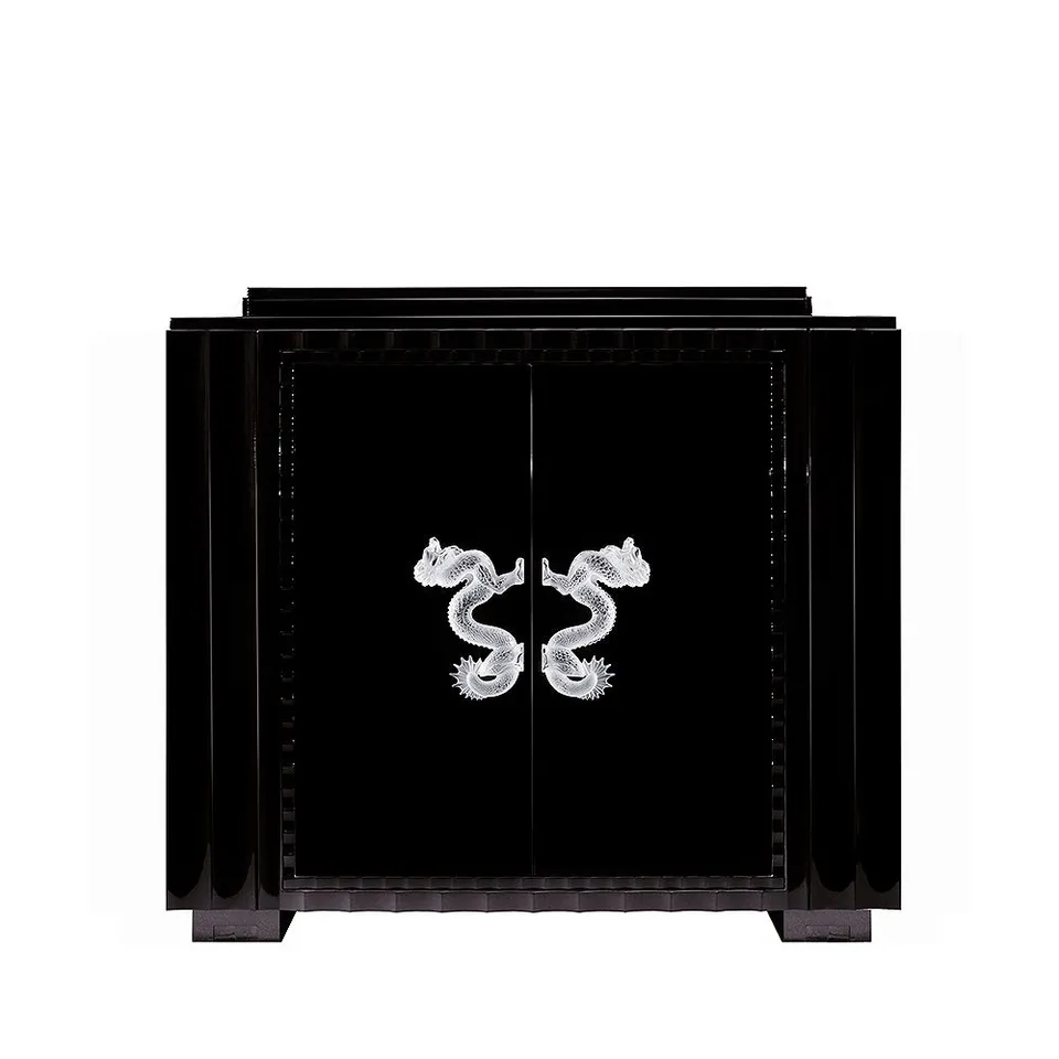 René Lalique Dragon Small Bar mobile bar incolore