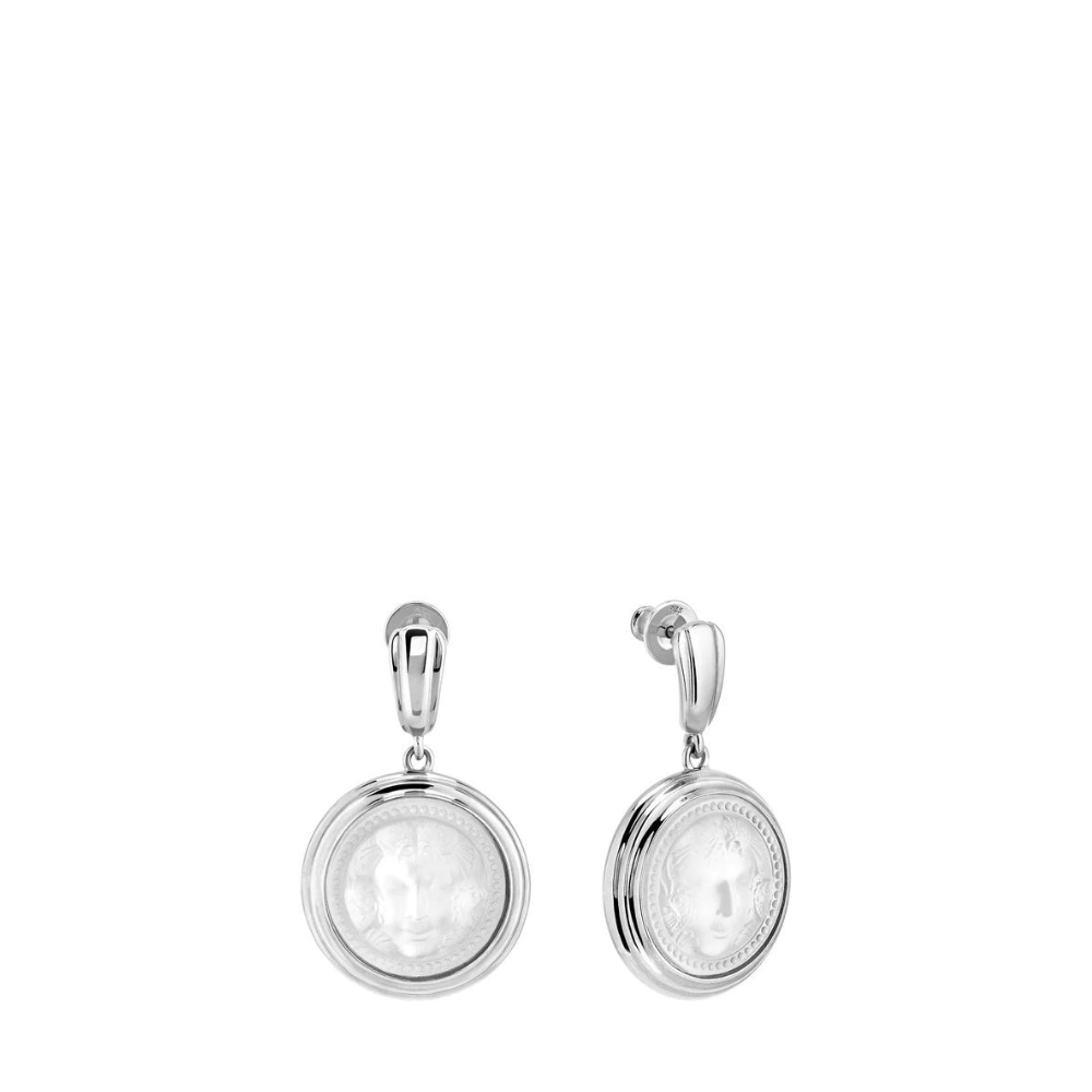 Lalique Aréthuse Orecchini Tondi Argento Donna
