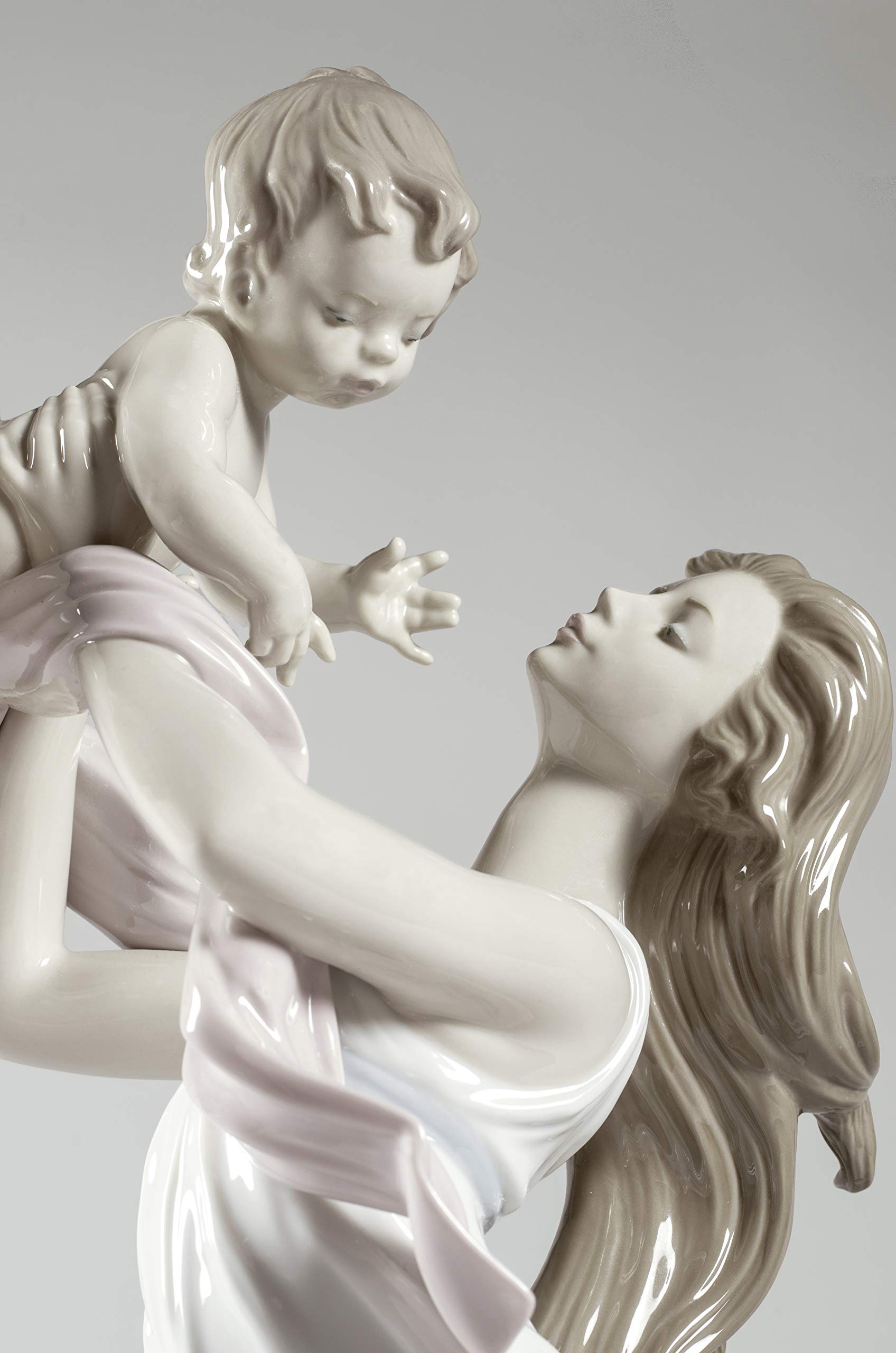 Lladró Sculture Mio Bellissimo Bebè Figurina Porcellana Madre