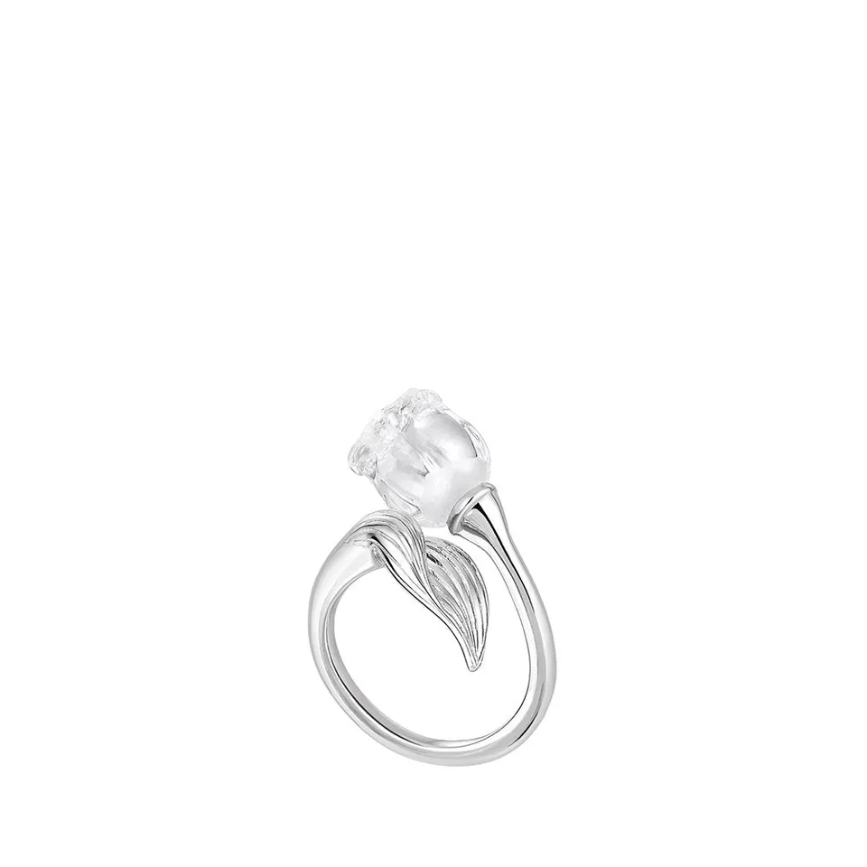 René Lalique Muguet anello argento mughetto misura 53