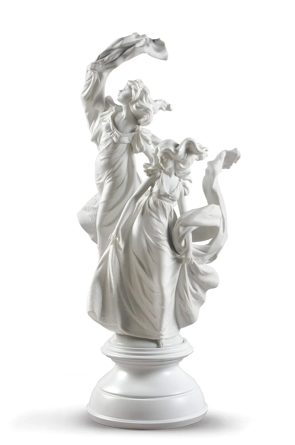 Lladró Sculture Allegoria Libertà Donna Bianca Porcellana