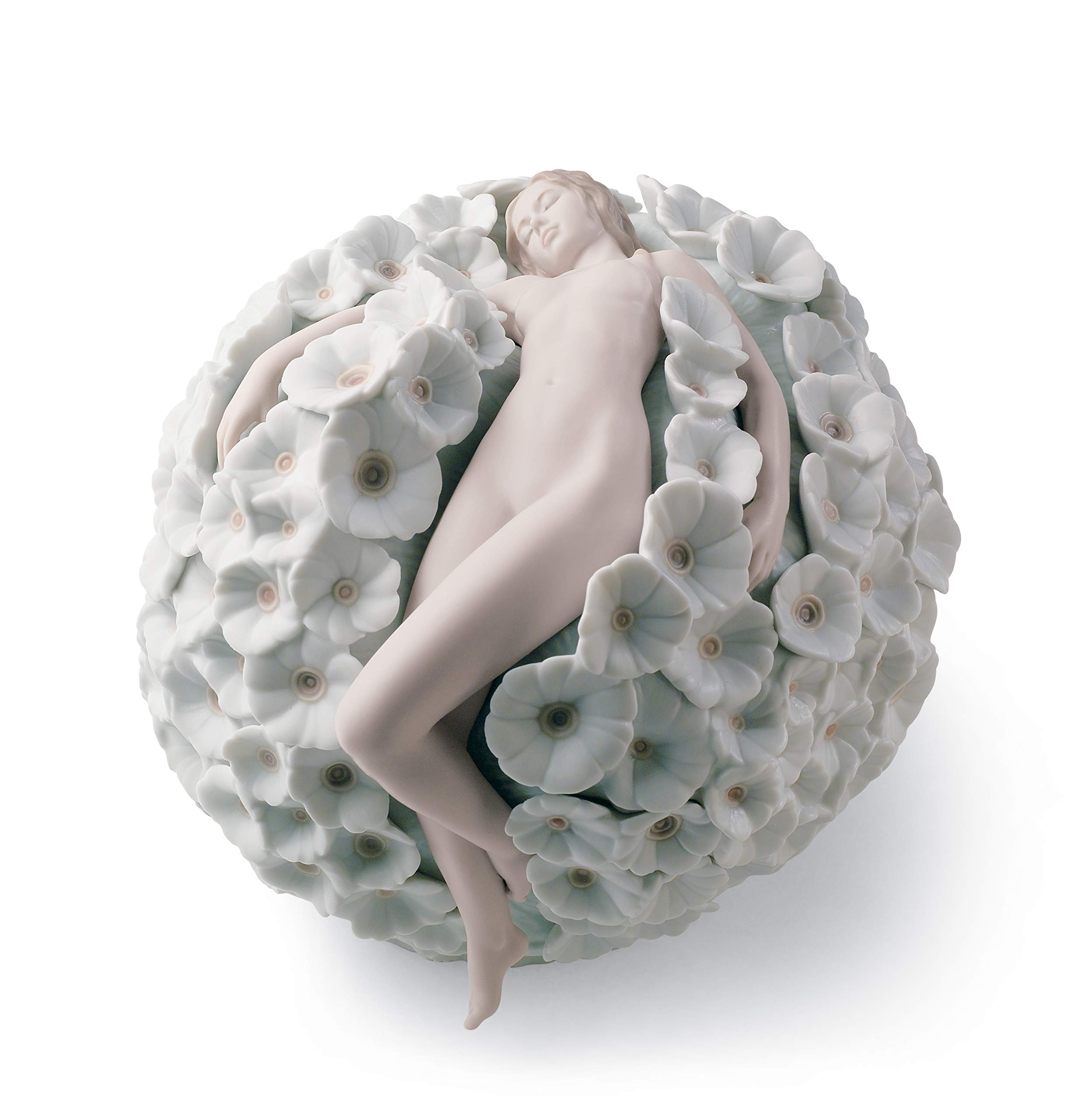 Lladró Sogno tra i Fiori figurina porcellana donna con fiori