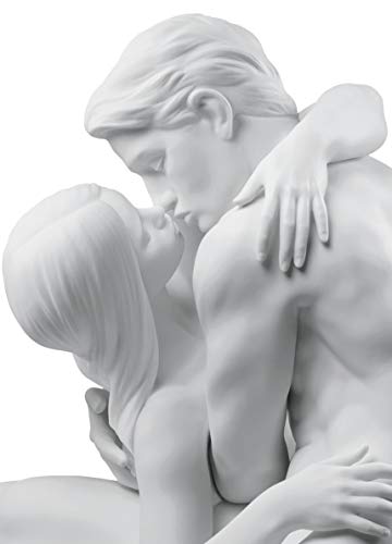 Lladró Alta Porcellana Coppia Bacio scultura innamorati