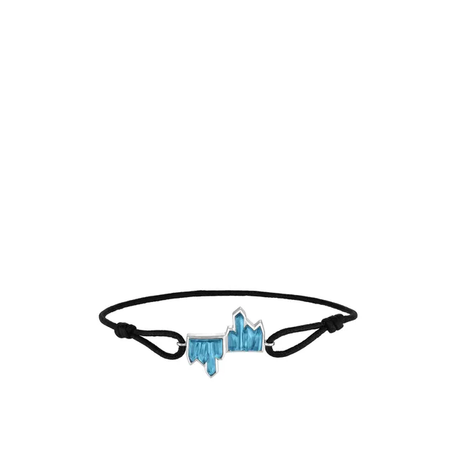 Lalique Terramineral Bracciale Corda Blu Taglia S