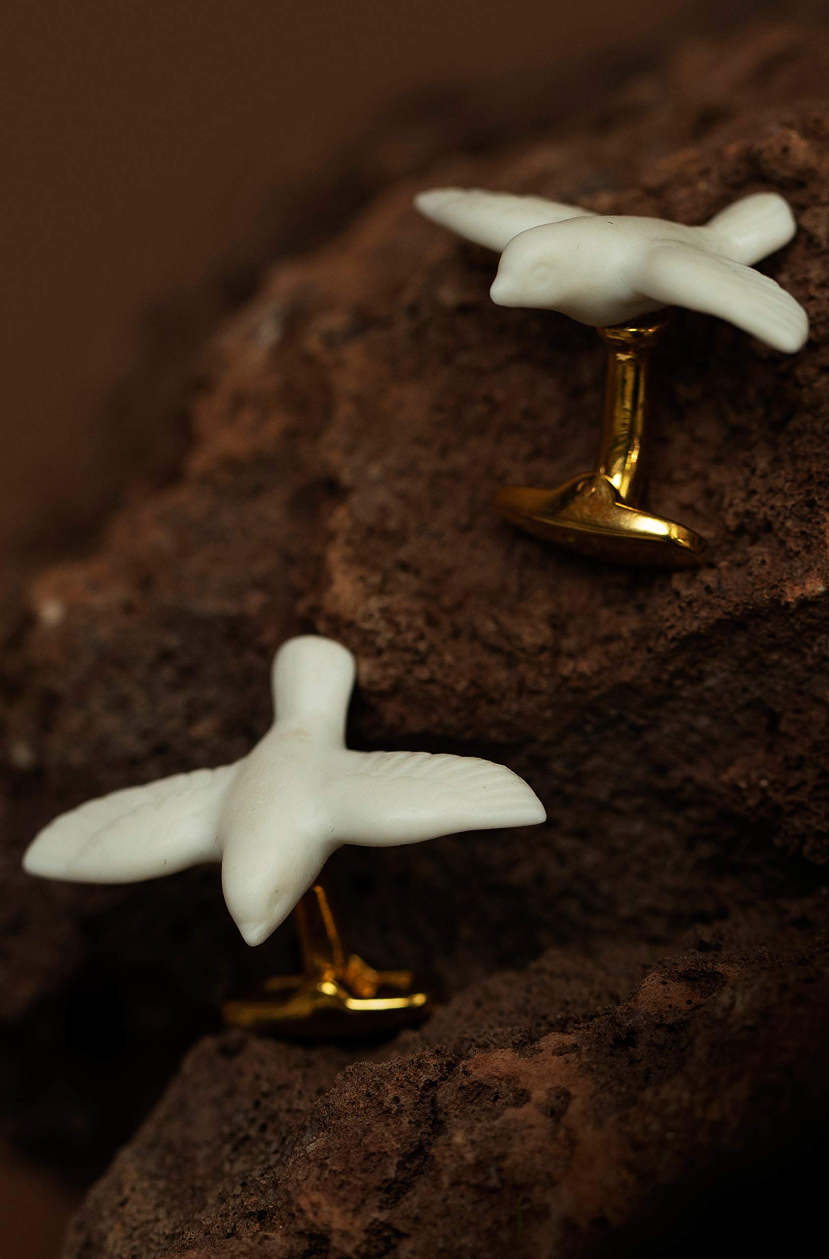 Lladró Gioielli Magic Forest gemelli porcellana uomo