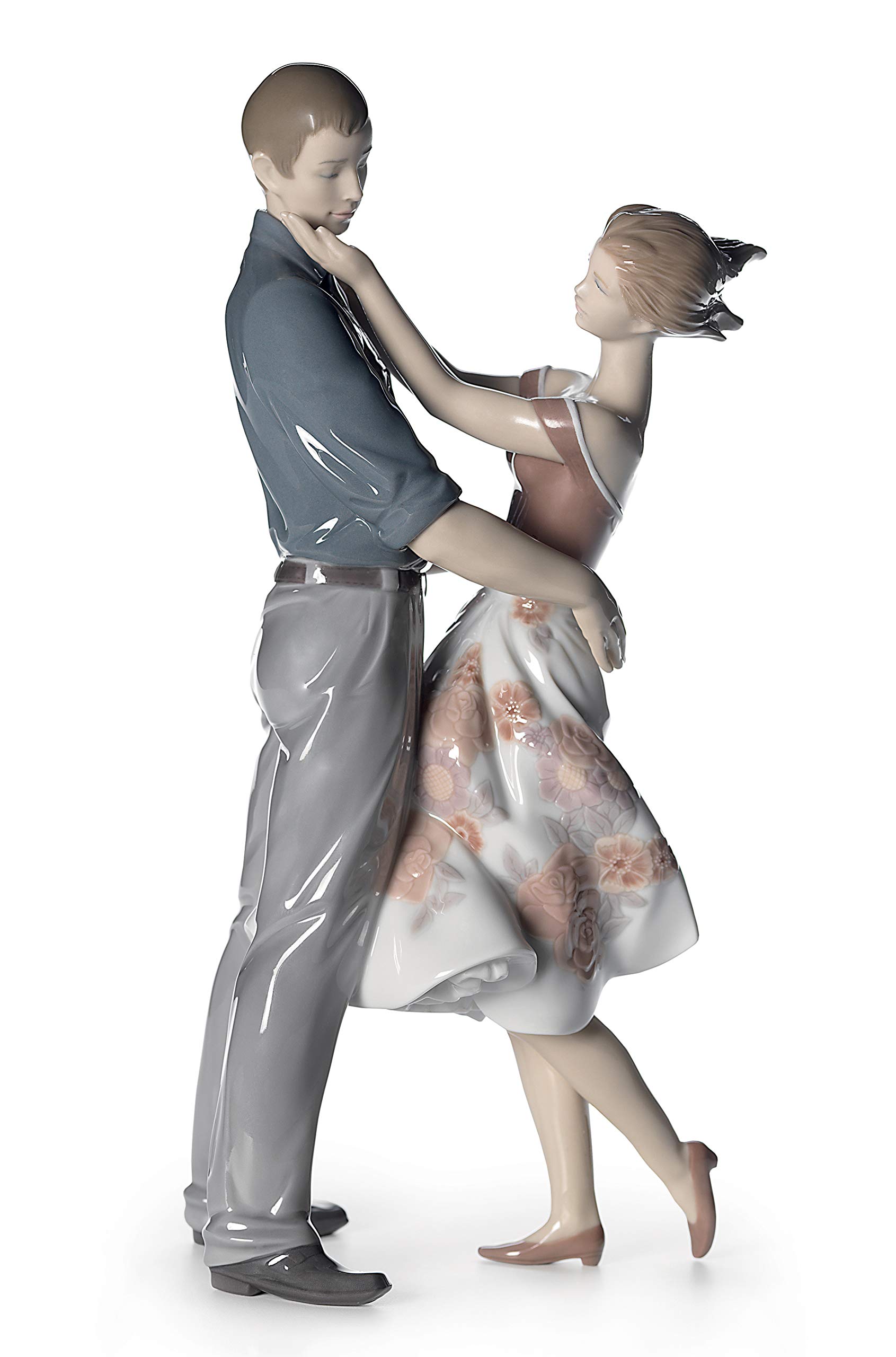 Lladró Sculture Incontro Felice figurina coppia fidanzati