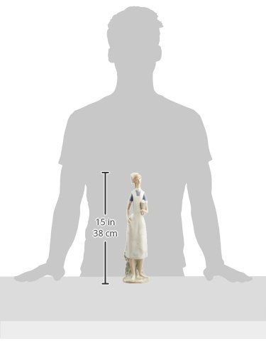 Lladró Sculture Infermiera figurina porcellana bianca