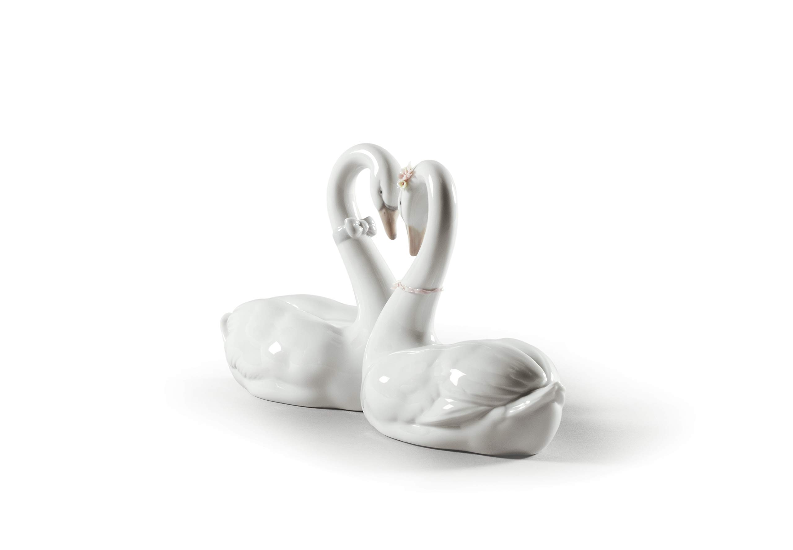 Lladró Sculture Cigni Amore Senza Fine figura porcellana