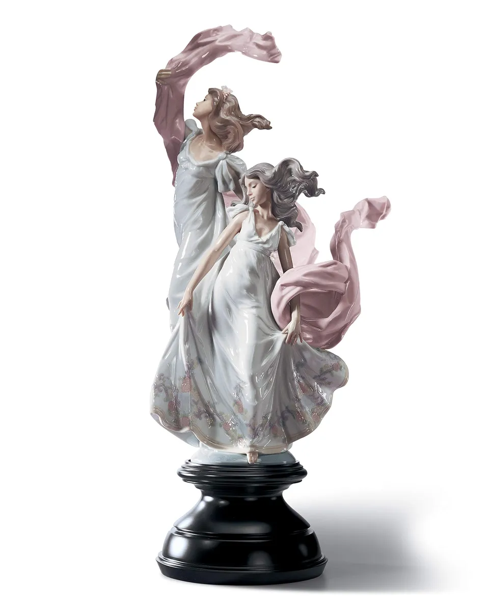 Lladró Allegoria Libertà figurina donne porcellana