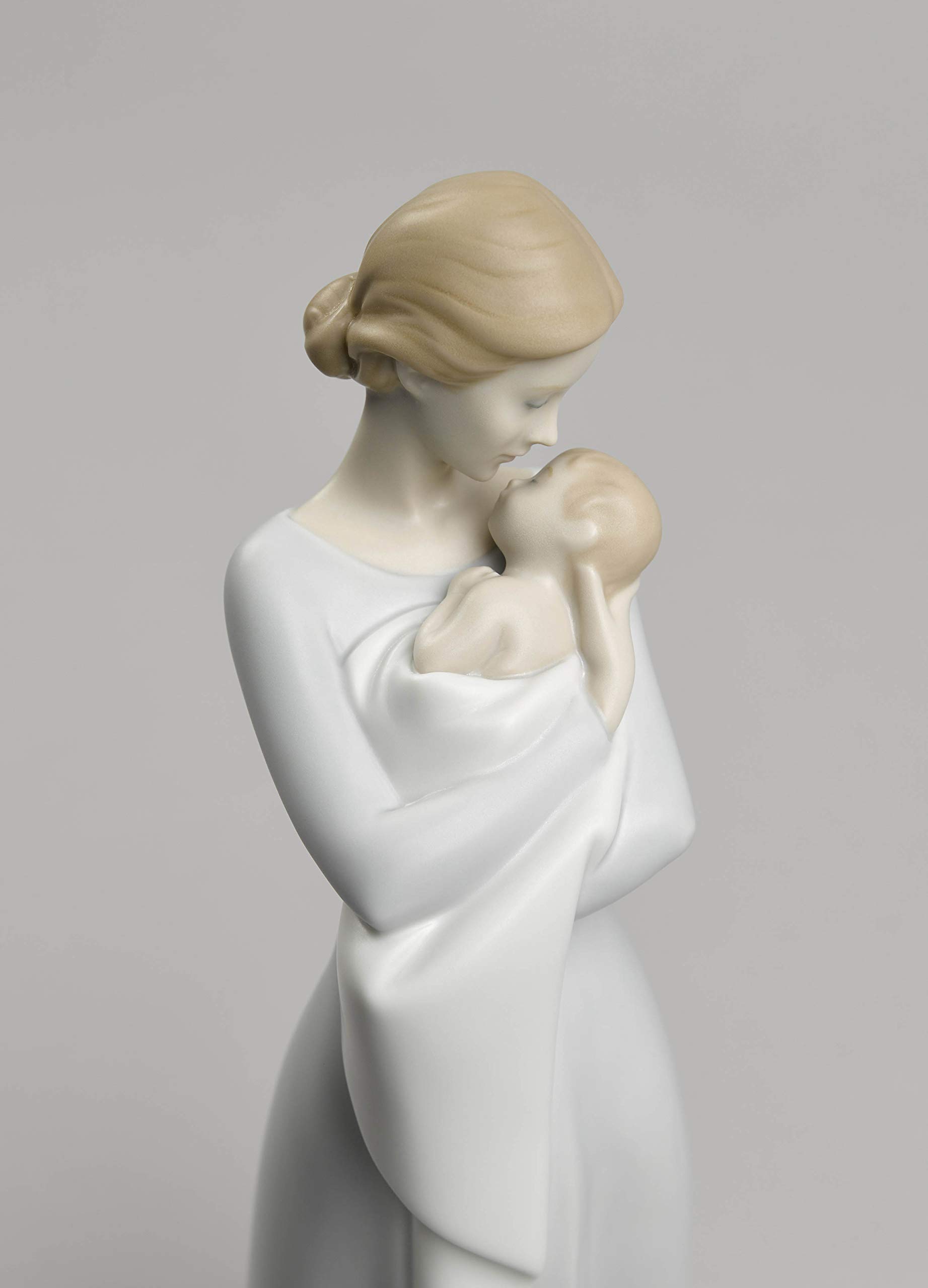Lladró Sculture Abbraccio Materno figurina madre porcellana