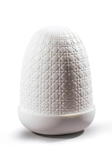 Lladró Wicker Dome 1023889 Lampada da Tavolo Cupola Bianca