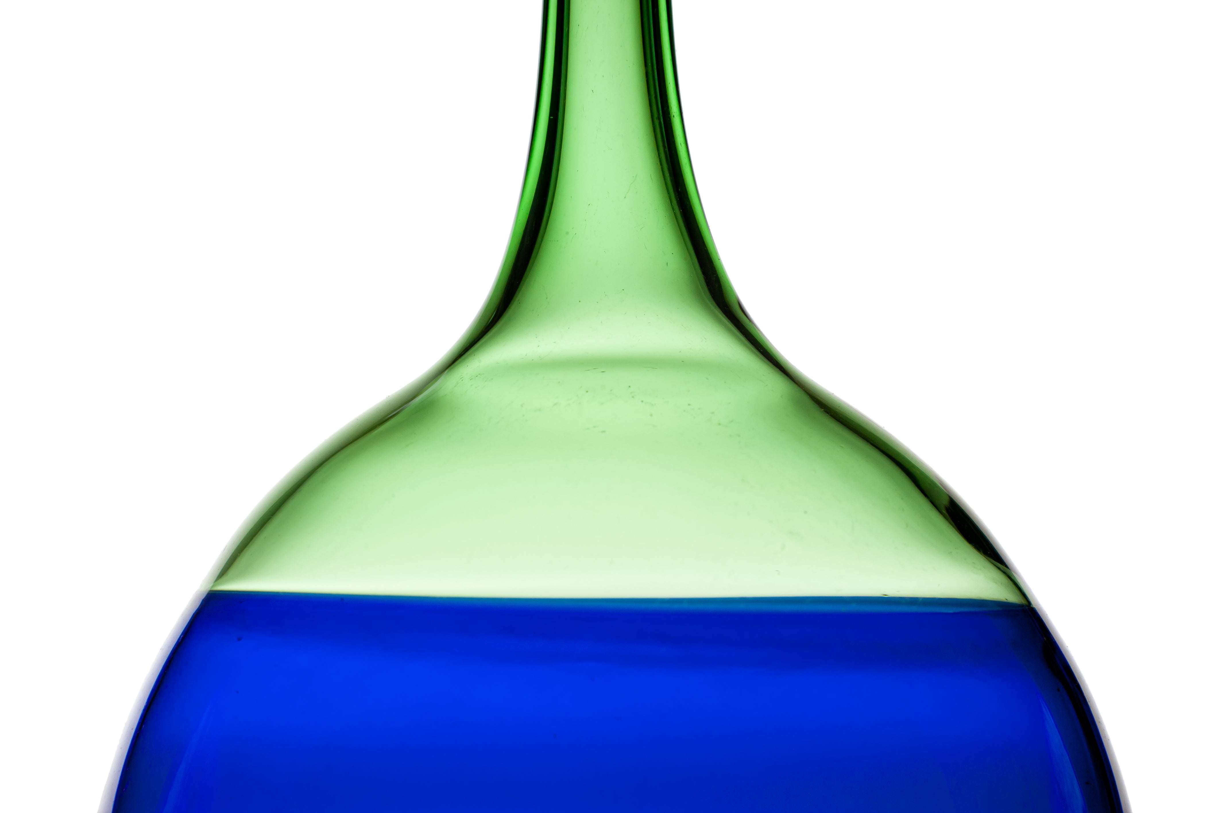 Vaporetto Dolcevita N°1 vaso vetro Murano 19 cm colorato