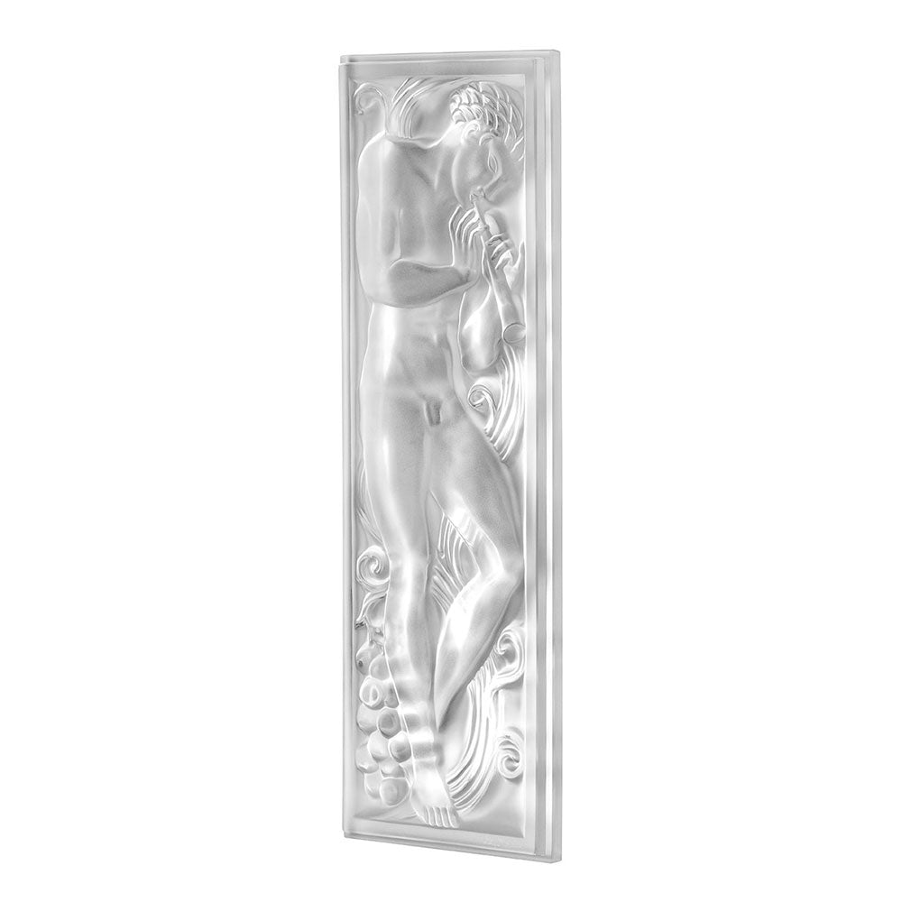Lalique Joueur de Pipeau Pannello Decorativo in Cristallo
