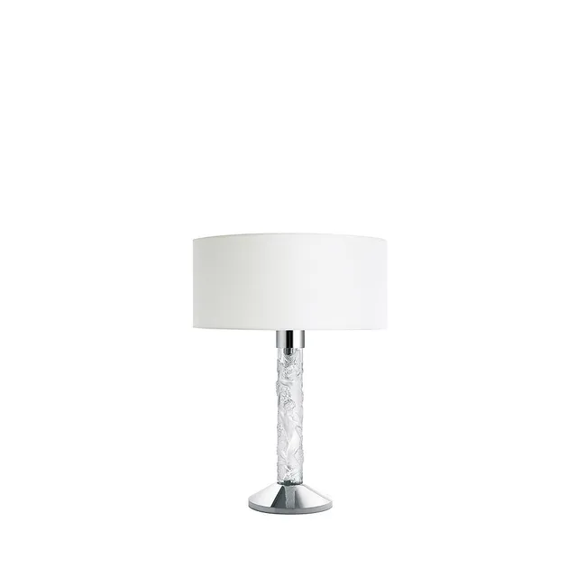 Lalique Faunes lampada da tavolo cristallo incolore