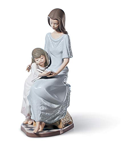 Lladró Sculture Madre La Fiaba mamma porcellana