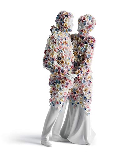 Lladró Sculture Amore III statuetta porcellana fiori
