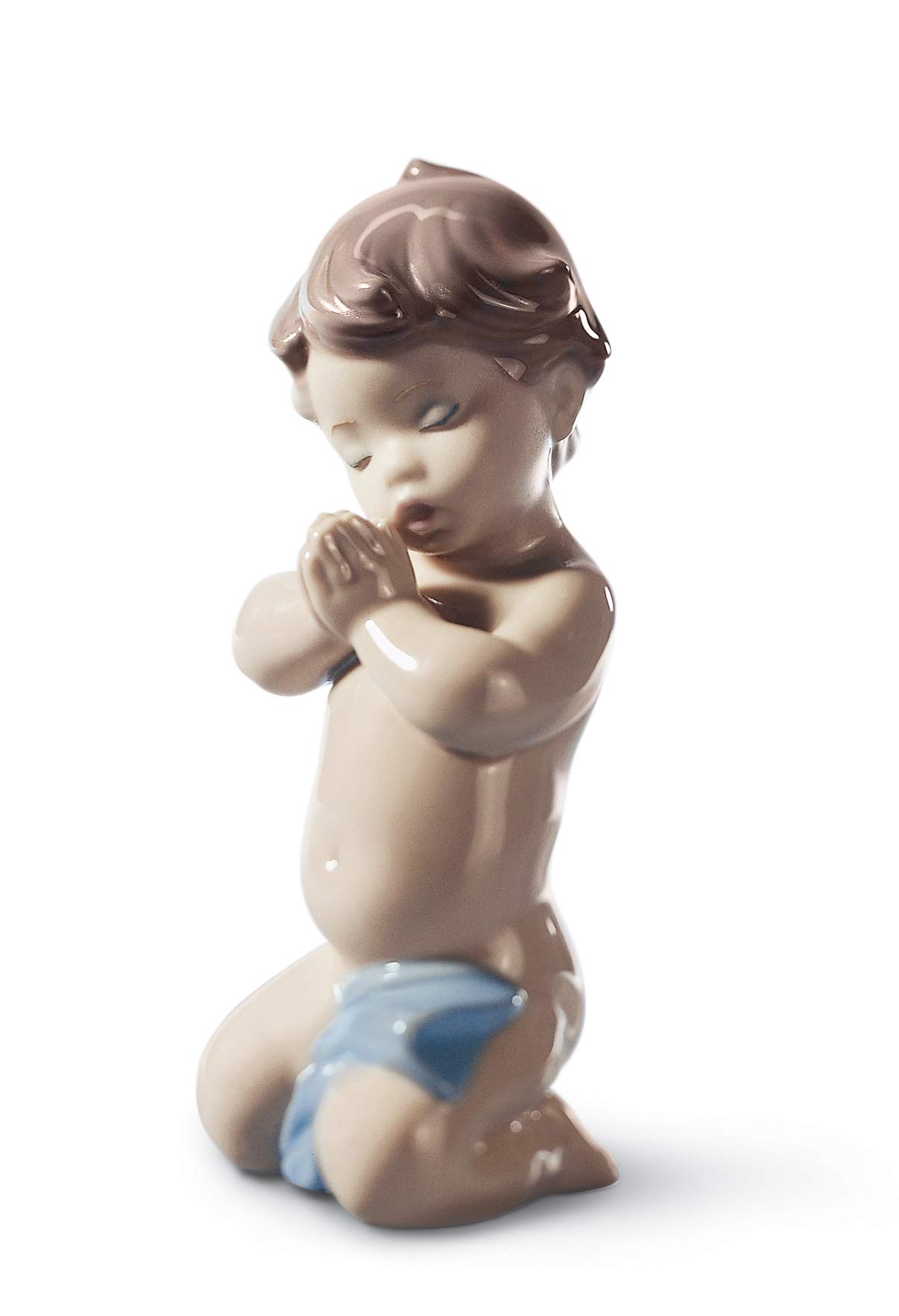 Lladró Bimbo Che Prega figurina bambino porcellana