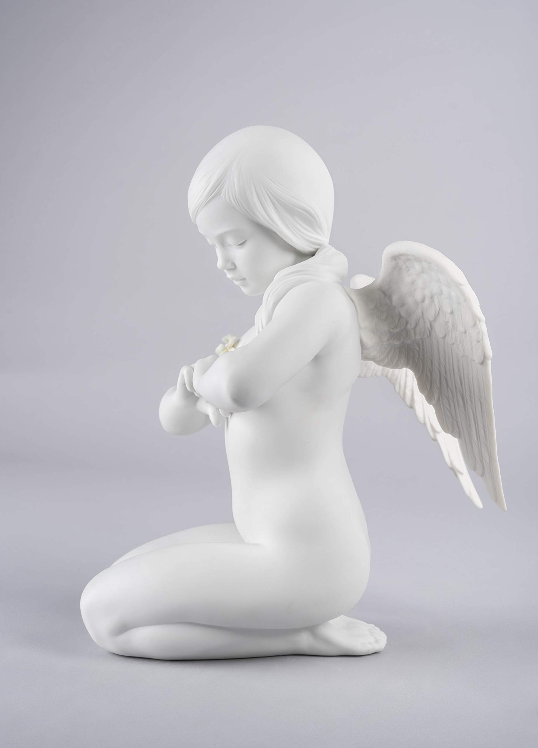 Lladró Angelo Cuore Celestiale scultura porcellana angelo