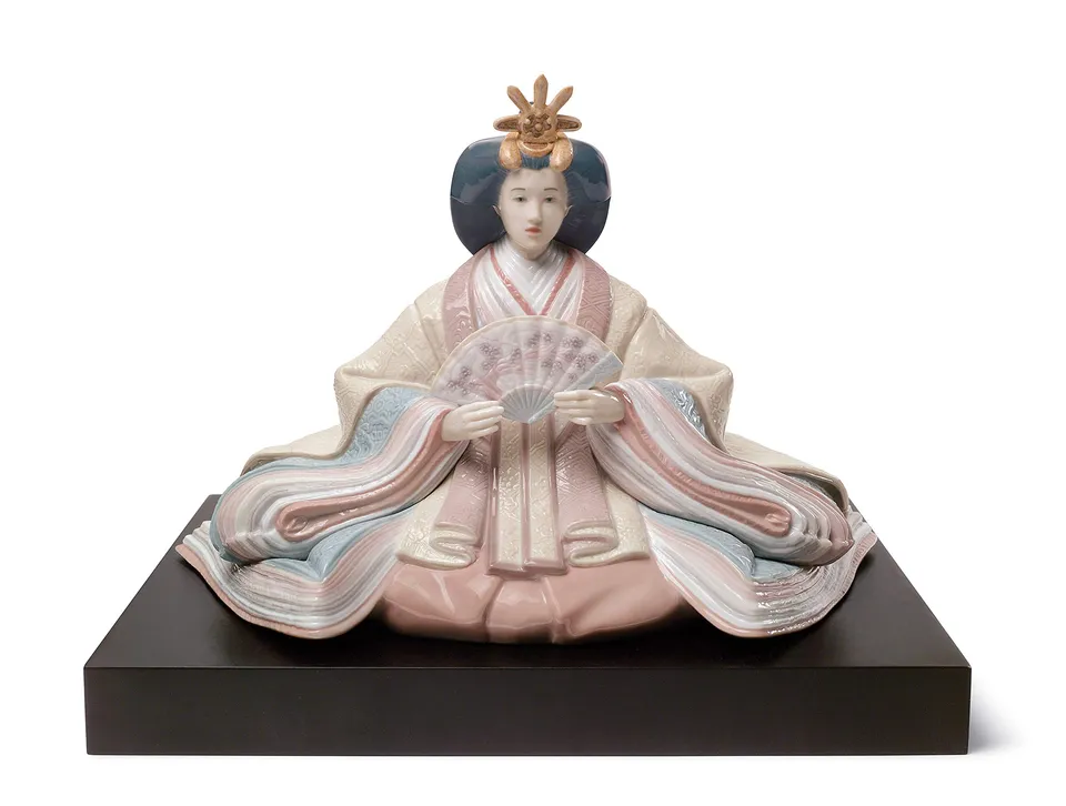Lladró Sculture Hina Dolls Imperatrice figurina porcellana