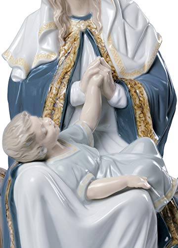 Lladró Sculture Madonna Divina Provvidenza figurina porcellana