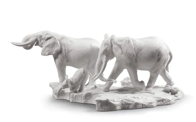 Lladró Sculture Un Alto Il Camino scultura porcellana bianca