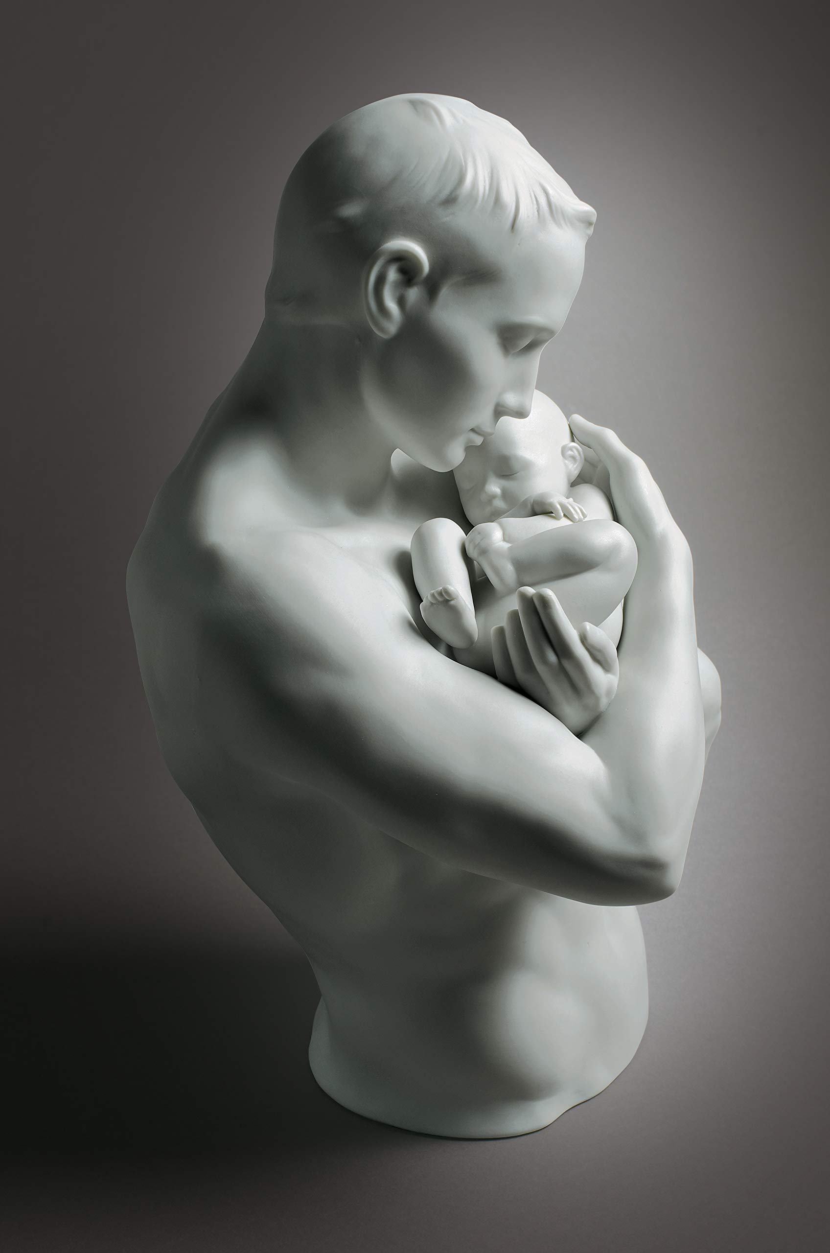 Lladró Sculture Protezione Paterna figurina porcellana papà