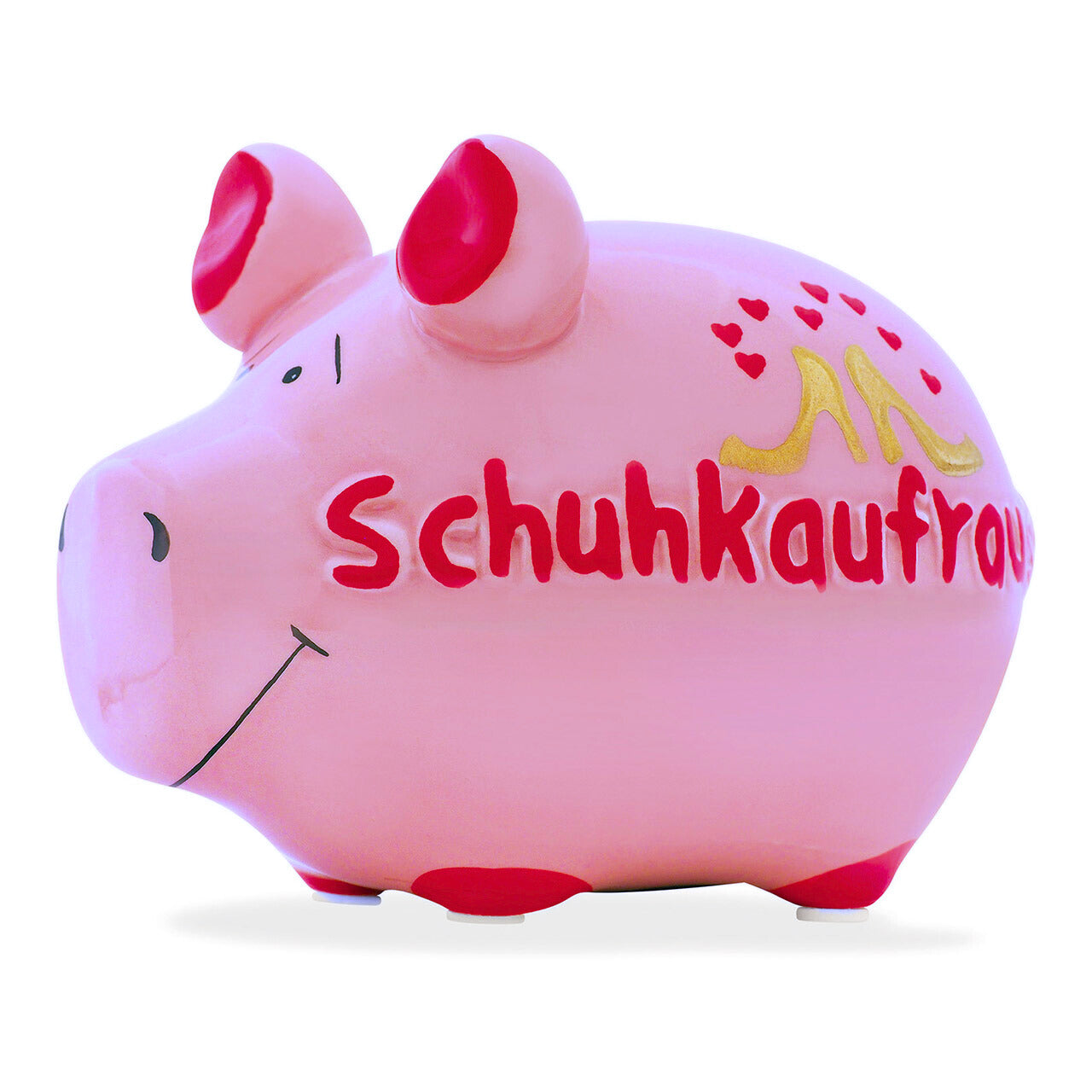 Sparschwein Company Schuhkaufrausch Salvadanaio piccolo rosa