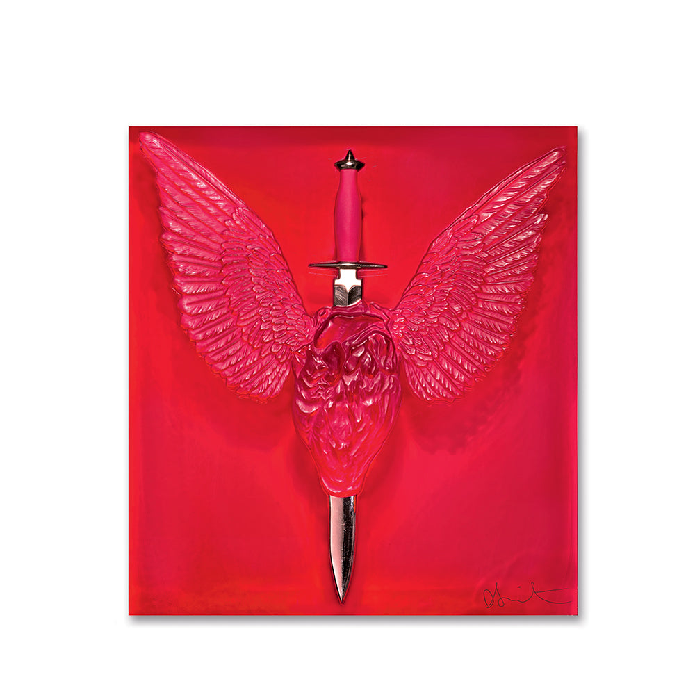 Lalique Art Eternal Prayer pannello rosso oro TU
