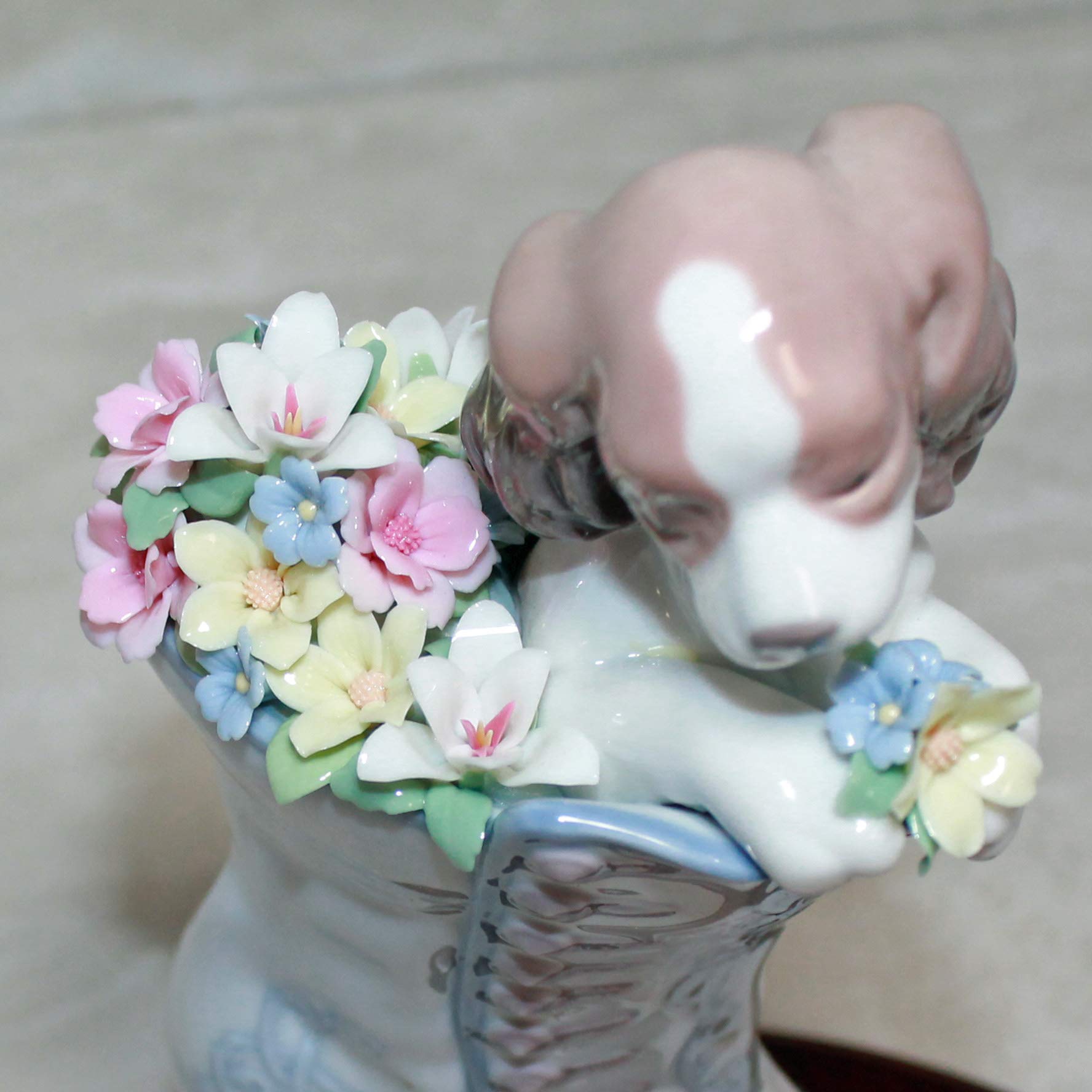 Lladró Sculture Well Heeled Puppy statuetta cane porcellana