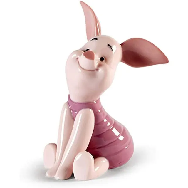 Lladró Sculture Pop Piglet Figurina Porcellana Rosa