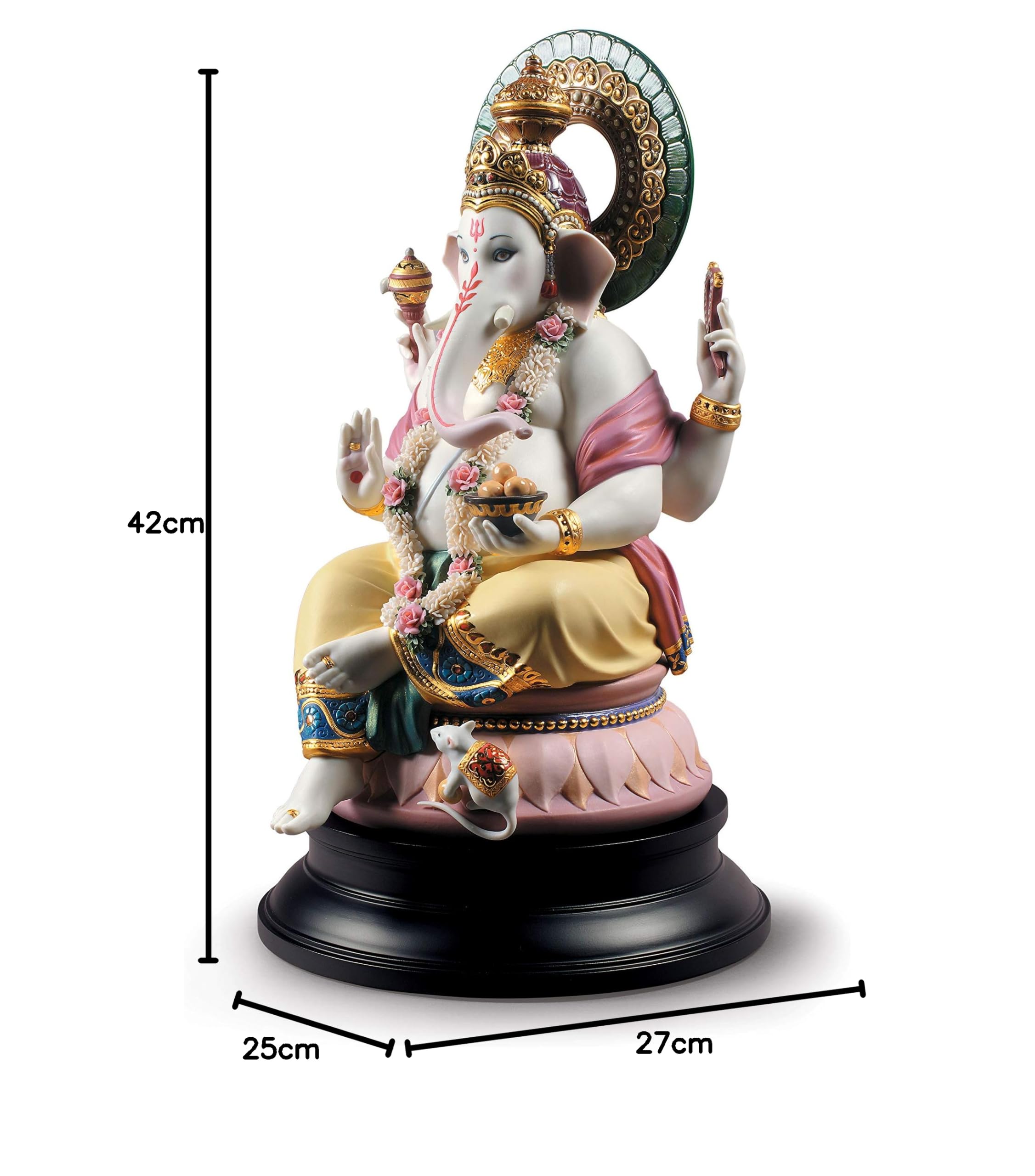 Lladró Alta Porcellana Lord Ganesha scultura limitata