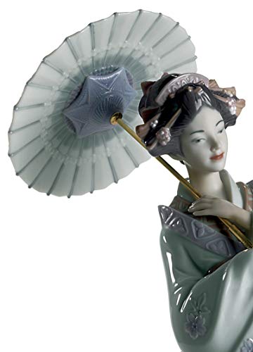 Lladró Donna Giapponese figurina porcellana kimono