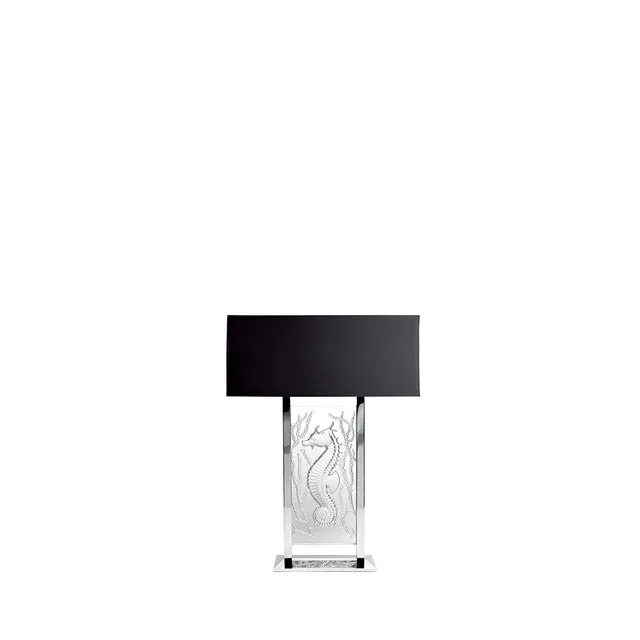 René Lalique Poséidon lampada da tavolo cristallo