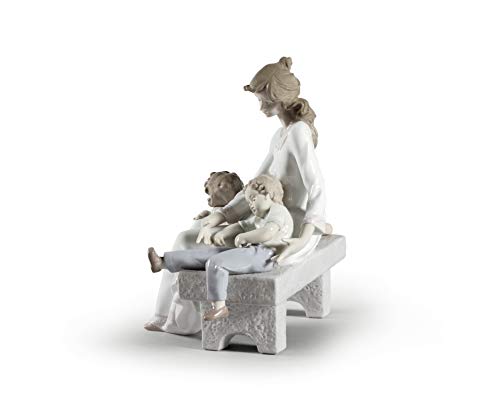Lladró Sculture Madre Stanchi di Giocare figurina porcellana