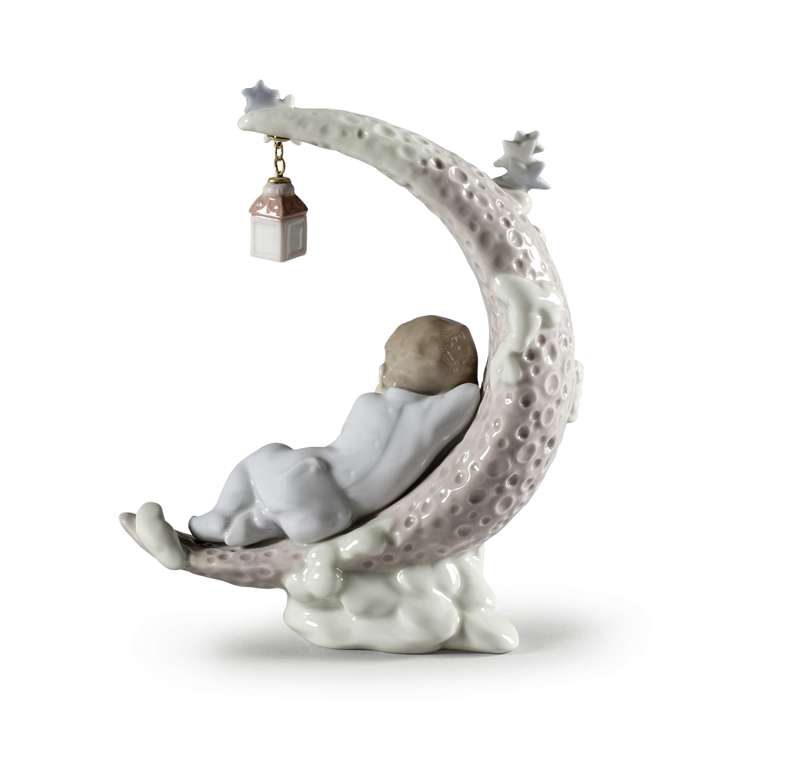 Lladró Sognando La Luna figurina bambino porcellana