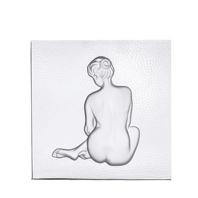 René Lalique Les Causeuses pannello decorativo cristallo incolore
