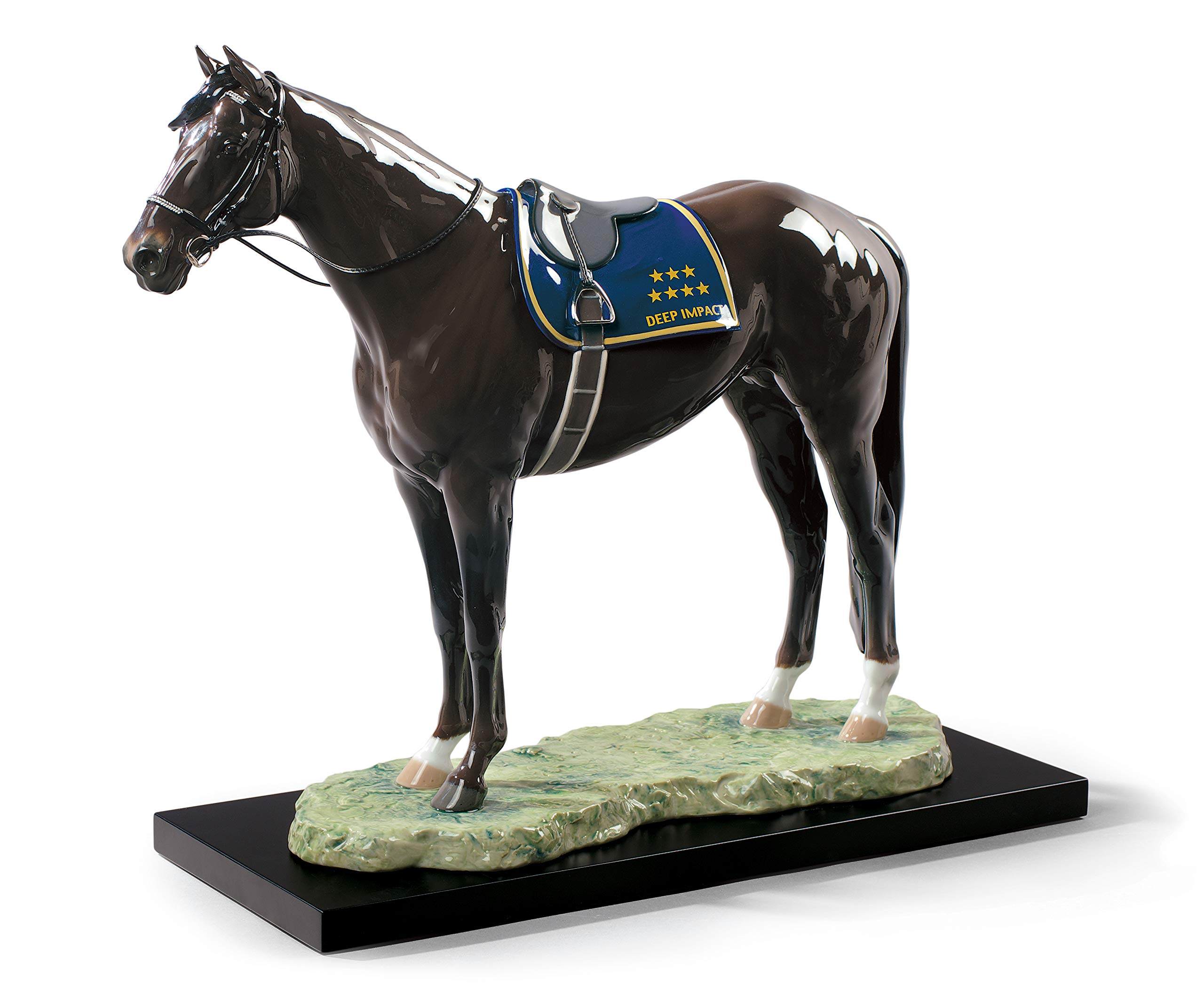 Lladró Deep Impact scultura cavallo porcellana edizione limitata