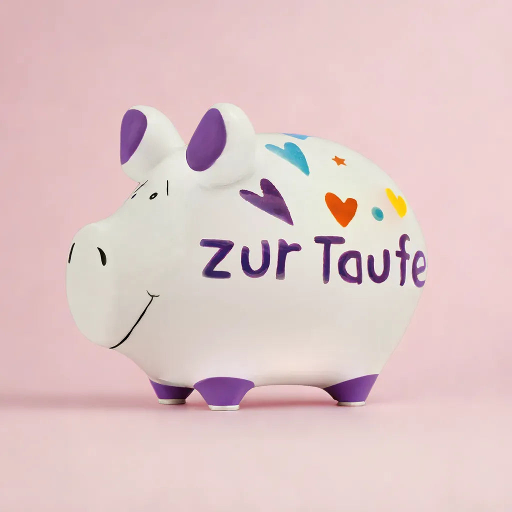 Sparschwein Company Zur Taufe salvadanaio piccolo battesimo