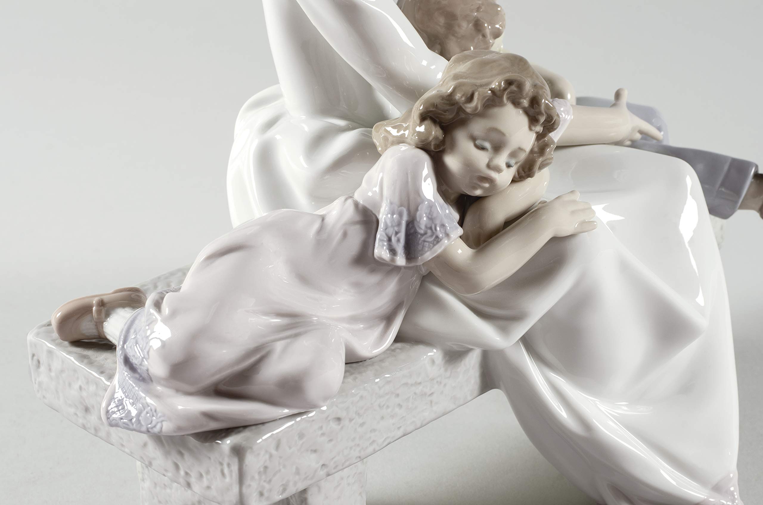 Lladró Sculture Madre Stanchi di Giocare figurina porcellana