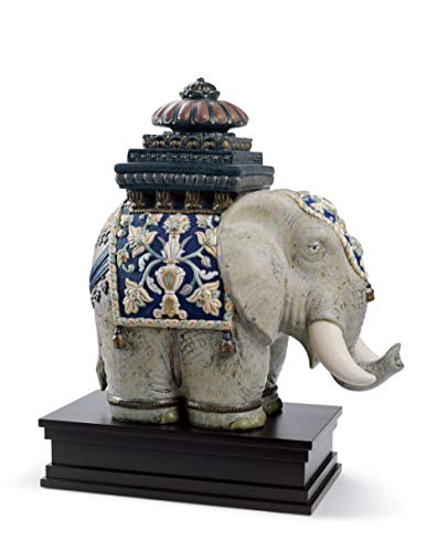 Lladró Alta Porcellana Elefante de Siam scultura porcellana serie limitata