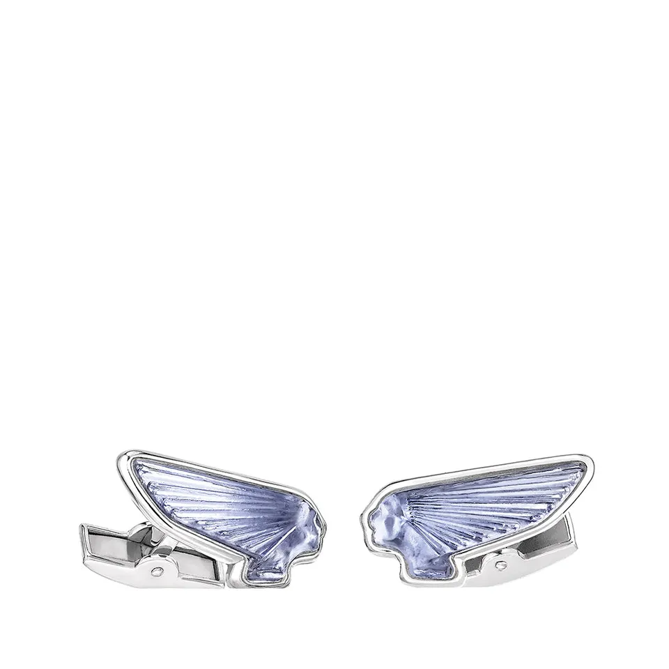 René Lalique Victoire gemelli uomo blu notte ottone